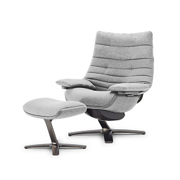 Кресло RE-VIVE Lounge Queen с подставкой по ноги
