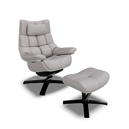 Кресло Re-Vive 600K Quilted King + подставка под ноги + подголовник